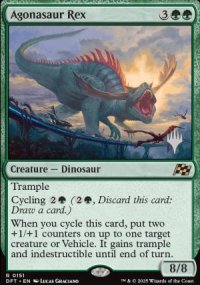 Agonasaure Rex - Planeswalker symbol stamped promos