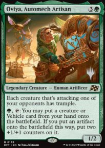 Oviya, artisane automech - Planeswalker symbol stamped promos