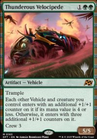 Vlocipde tonitruant - Planeswalker symbol stamped promos