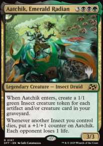 Aatchik, radian d'meraude - Planeswalker symbol stamped promos