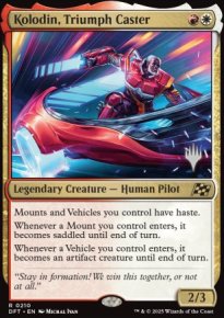 Kolodin, lanceur de triomphe - Planeswalker symbol stamped promos