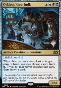 Carcasse mcanique noirptrole - Planeswalker symbol stamped promos