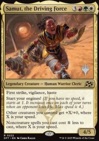 Samut, la force motrice - Planeswalker symbol stamped promos