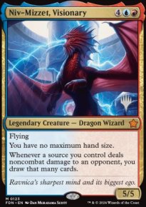 Niv-Mizzet, visionnaire - Planeswalker symbol stamped promos