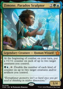 Zimone, sculptrice de paradoxes - Planeswalker symbol stamped promos