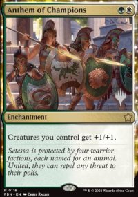 Antienne des champions - Planeswalker symbol stamped promos
