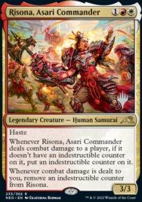 Risona, Asari Commander - Planeswalker symbol stamped promos