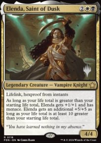 Elenda, sainte du crpuscule - Planeswalker symbol stamped promos