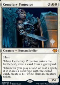 Protectrice du cimetire - Planeswalker symbol stamped promos