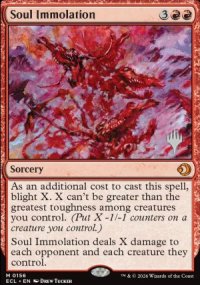 Immolation de l'�me - Planeswalker symbol stamped promos