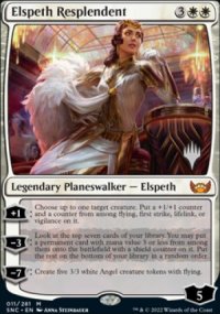 Elspeth Resplendent - Planeswalker symbol stamped promos