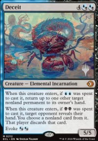 Fourberie - Planeswalker symbol stamped promos