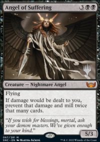 Angel of Suffering - Planeswalker symbol stamped promos