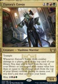 Ziatora's Envoy - Planeswalker symbol stamped promos