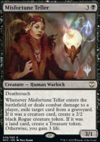 Misfortune Teller - Planeswalker symbol stamped promos