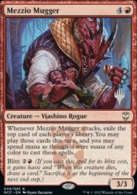 Mezzio Mugger - Planeswalker symbol stamped promos