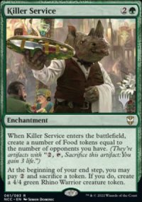 Killer Service - Planeswalker symbol stamped promos