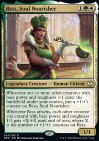 Bess, Soul Nourisher - Planeswalker symbol stamped promos