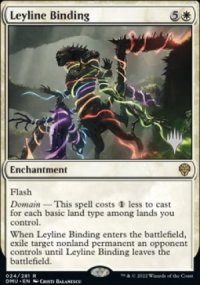 Leyline Binding - Planeswalker symbol stamped promos