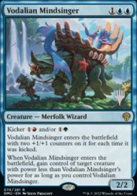 Vodalian Mindsinger - Planeswalker symbol stamped promos