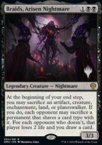 Braids, Arisen Nightmare - Planeswalker symbol stamped promos