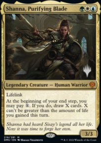 Shanna, lame purificatrice - Planeswalker symbol stamped promos