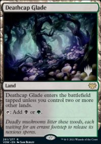 Deathcap Glade - Planeswalker symbol stamped promos