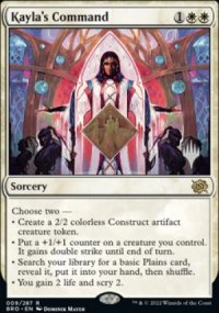 Kayla's Command - Planeswalker symbol stamped promos