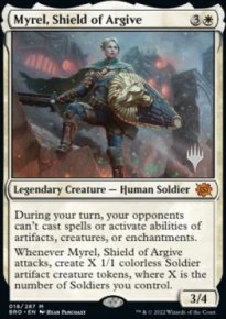 Myrel, Shield of Argive - Planeswalker symbol stamped promos