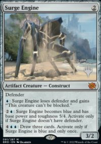 Surge Engine - Planeswalker symbol stamped promos