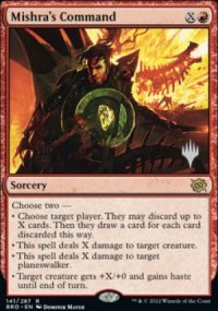 Mishra's Command - Planeswalker symbol stamped promos