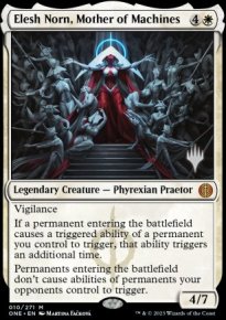 Elesh Norn, Mother of Machines - Planeswalker symbol stamped promos