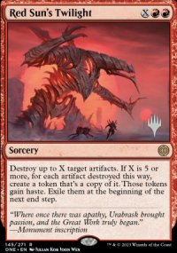 Red Sun's Twilight - Planeswalker symbol stamped promos