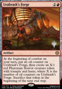 Urabrask's Forge - Planeswalker symbol stamped promos