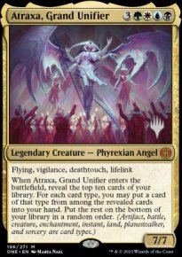 Atraxa, grande unificatrice - Planeswalker symbol stamped promos