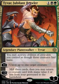 Tyvar, Jubilant Brawler - Planeswalker symbol stamped promos