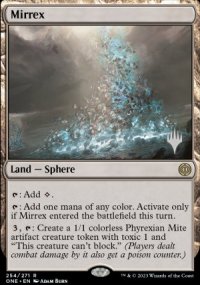 Mirrex - Planeswalker symbol stamped promos