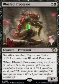 Bloated Processor - Planeswalker symbol stamped promos