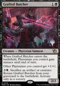 Grafted Butcher - Planeswalker symbol stamped promos