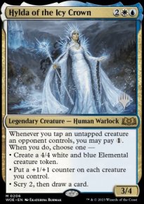 Hylda of the Icy Crown - Planeswalker symbol stamped promos