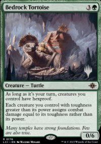 Bedrock Tortoise - Planeswalker symbol stamped promos