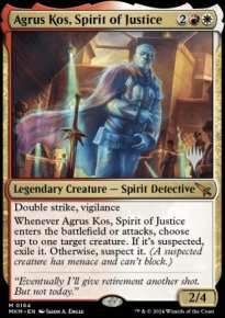 Agrus Kos, Spirit of Justice - 