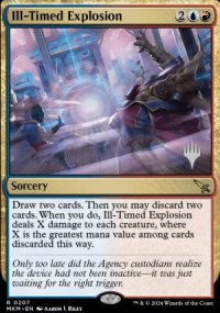 Explosion inopportune - Planeswalker symbol stamped promos
