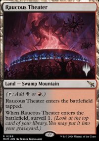 Raucous Theater - Planeswalker symbol stamped promos