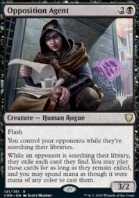 Opposition Agent - Planeswalker symbol stamped promos