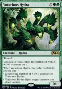 Voracious Hydra - Planeswalker symbol stamped promos