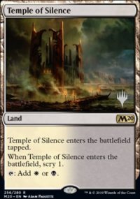 Temple of Silence - Planeswalker symbol stamped promos
