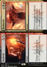 Bedeck / Bedazzle - Planeswalker symbol stamped promos