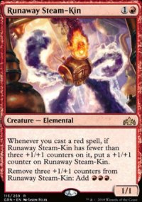 Runaway Steam-Kin - Planeswalker symbol stamped promos