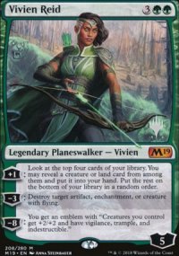 Vivien Reid - Planeswalker symbol stamped promos